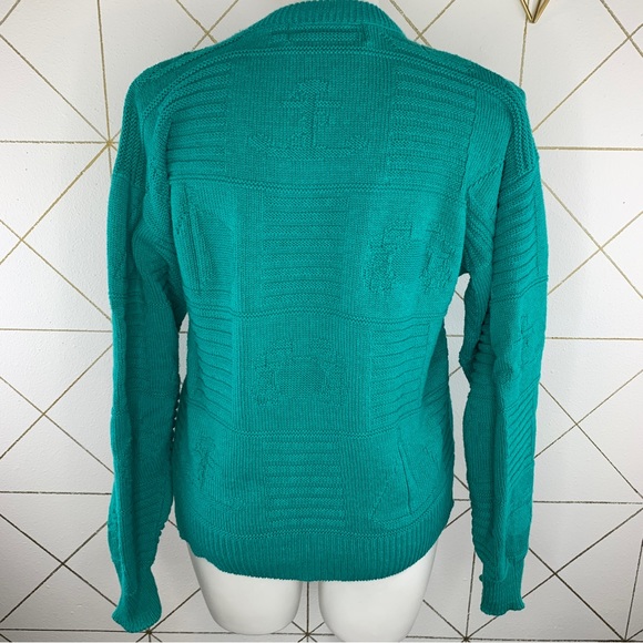 American Crew Club Vintage Nautical Inspired Sweater Size Large - Picture 2 of 12